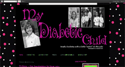 Desktop Screenshot of mydiabetic-child.com