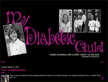 Tablet Screenshot of mydiabetic-child.com